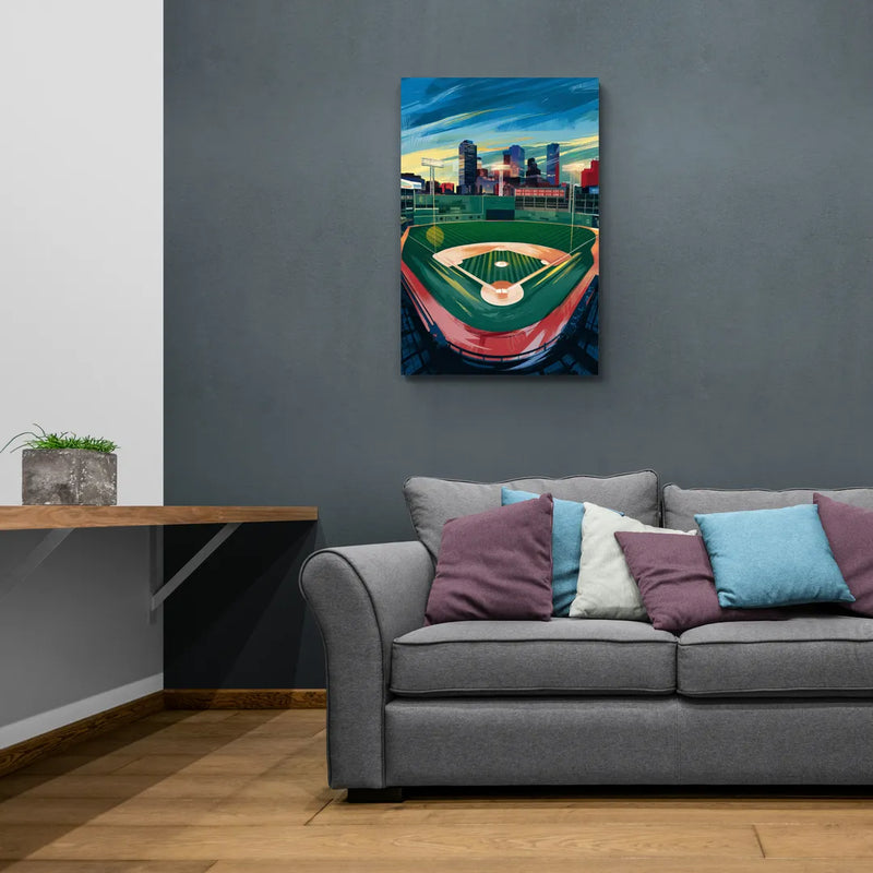 Boston Red Sox Fenway Park - Canvas Wall Art Living Room