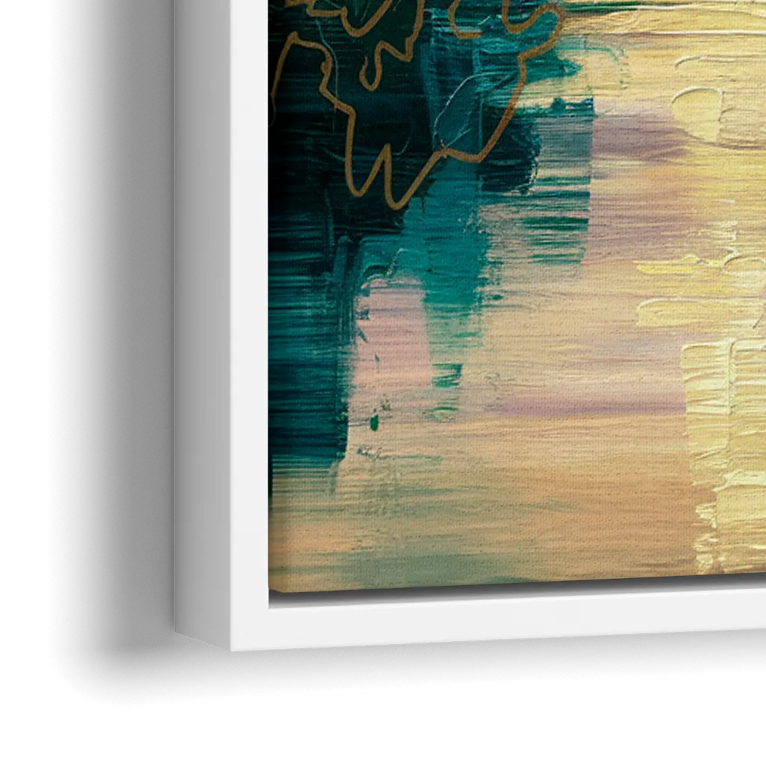 Austin Westlake Hills View - Close-Up White Frame Canvas