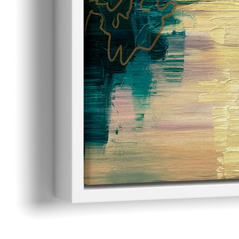 Austin Westlake Hills View - Close-Up White Frame Canvas