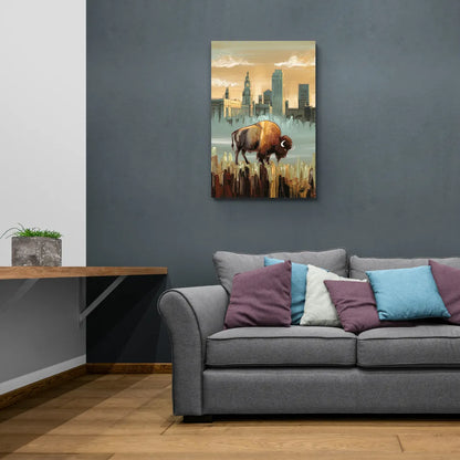 Buffalo All America City - Canvas Wall Art Living Room