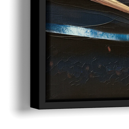 Atlanta Braves World Series Celebration - Close-Up Black Frame Canvas