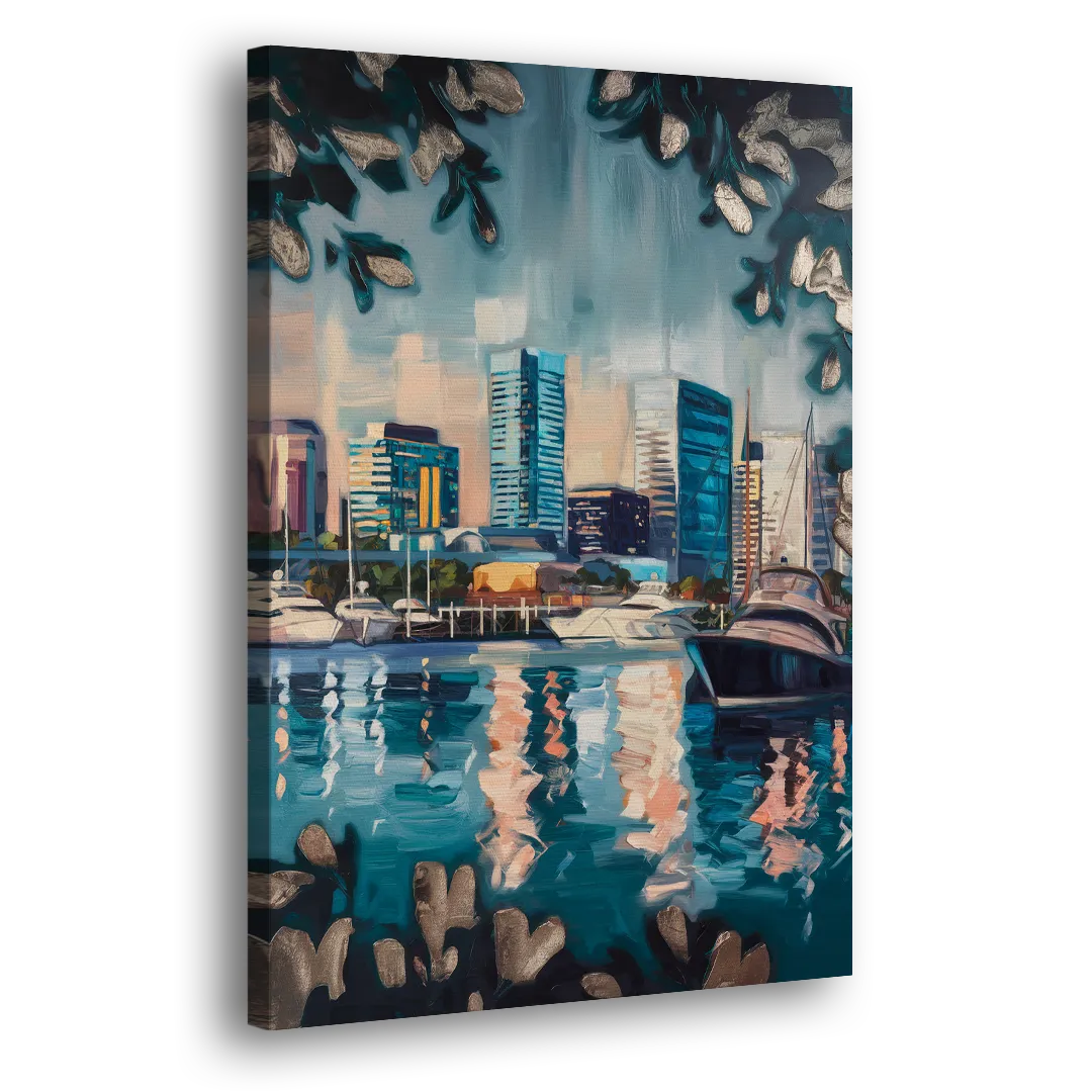 Baltimore Scenic Harbor Views - Canvas Print Art Sides