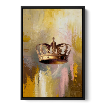 Corona Golden Hour - Black Frame Canvas