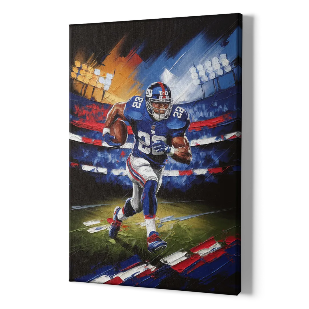 New York City Giants Football - Canvas Print Art Sides