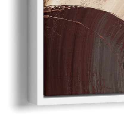 Santa Fe Desert Sunrise - Close-Up White Frame Canvas