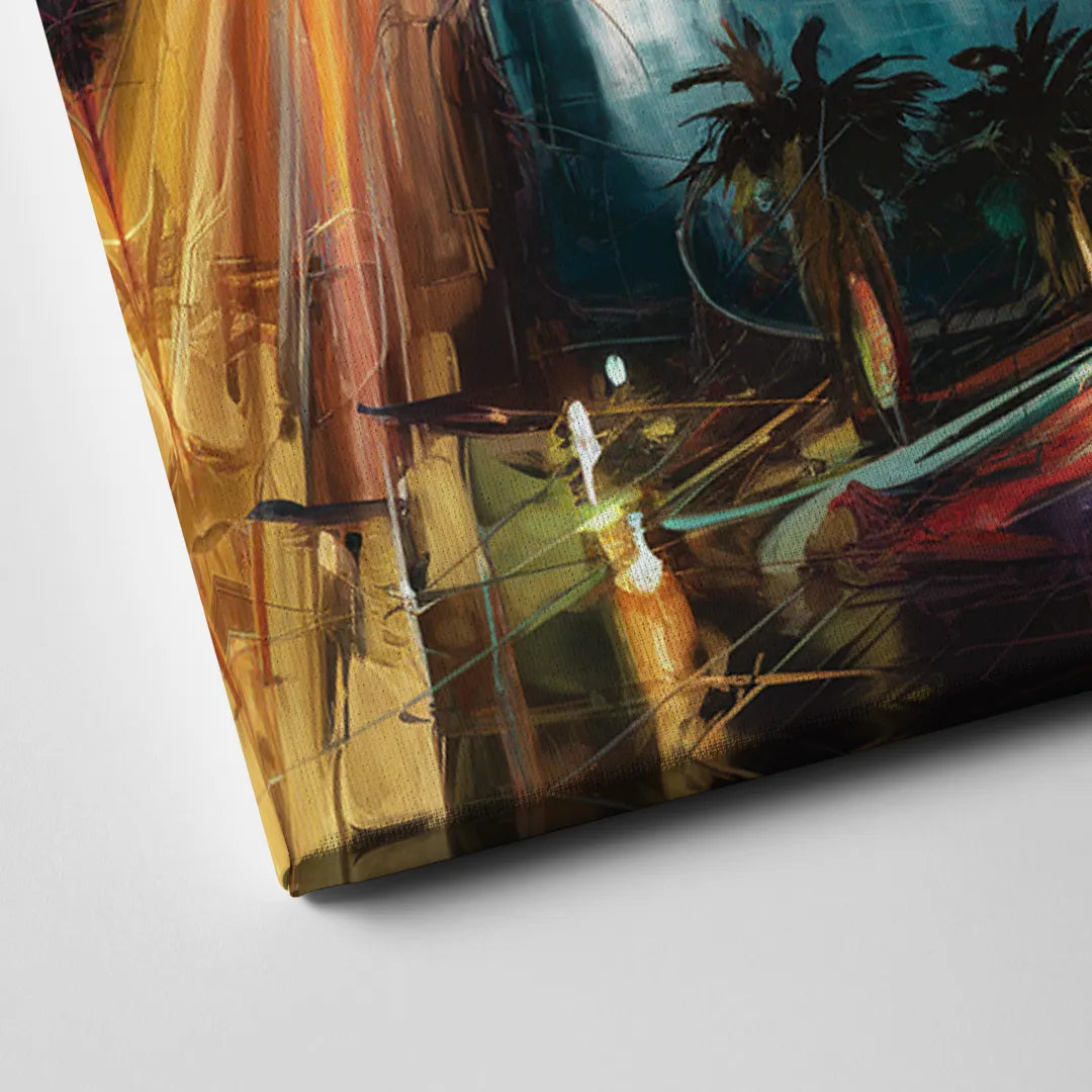 Las Vegas Iconic Strip Canvas Close Up