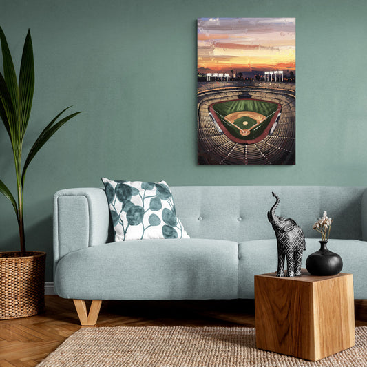 Los Angeles Angels Stadium - Canvas Wall Art Living Room