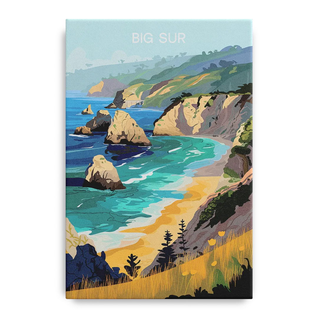 Big Sur Nature Escape - Canvas Wall Art