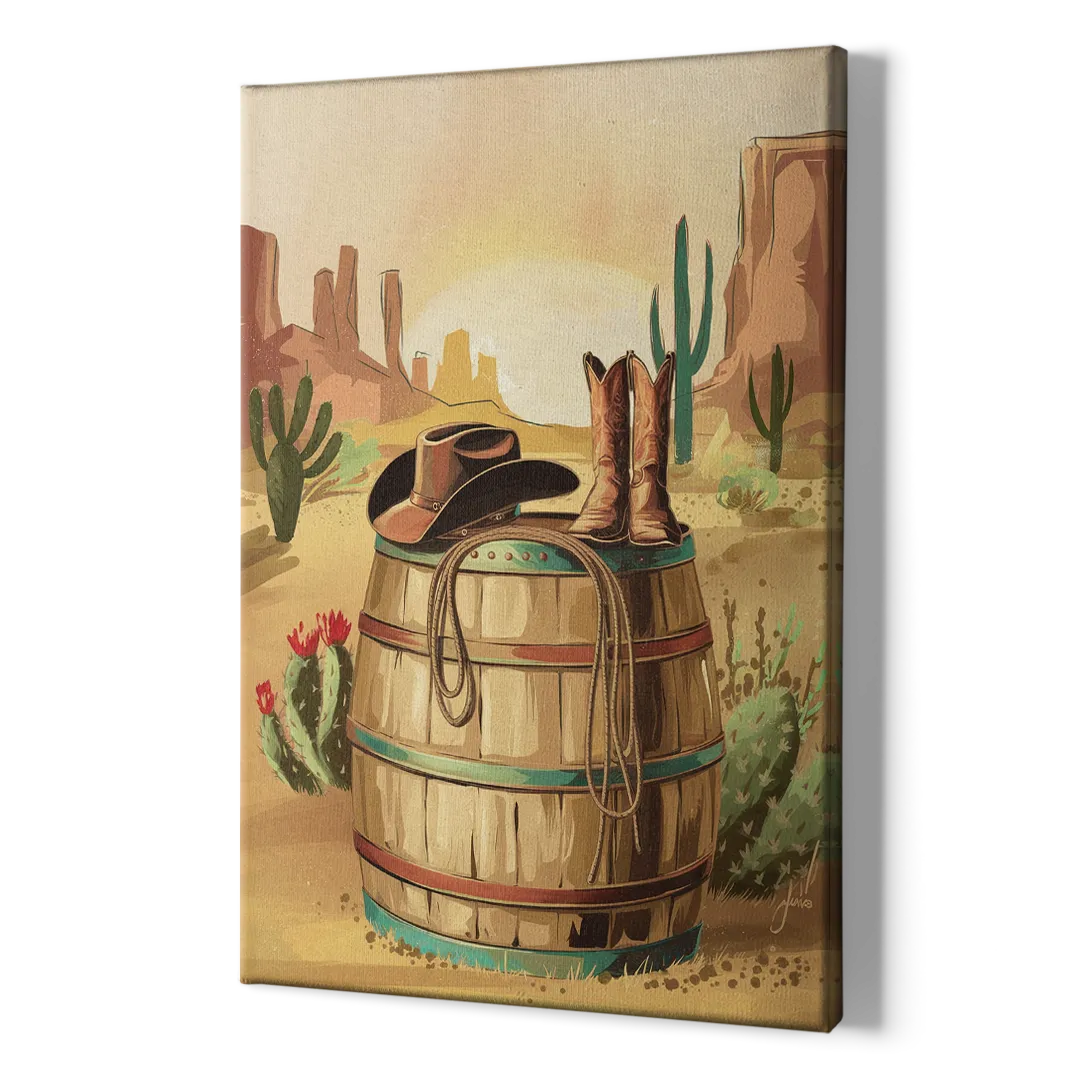 Scottsdale Western Heritage - Canvas Print Art Sides