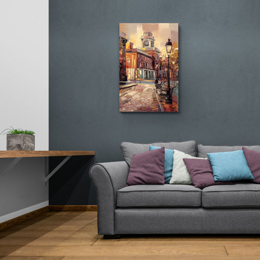 Philadelphia Historic District - Canvas Wall Art Living Room