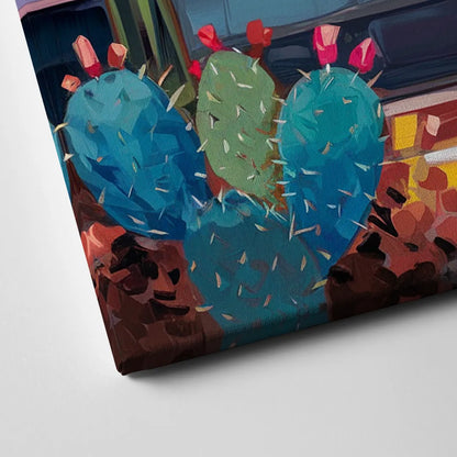Scottsdale Downtown Vibes Canvas Close Up