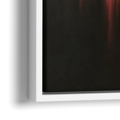 Lancaster Red Rose City Heritage - Close-Up White Frame Canvas