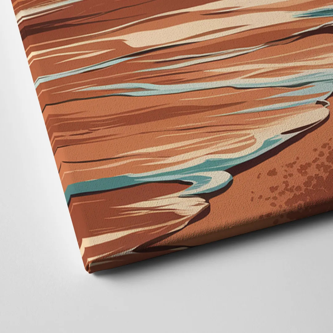 Virginia Beach Atlantic Waves Canvas Close Up