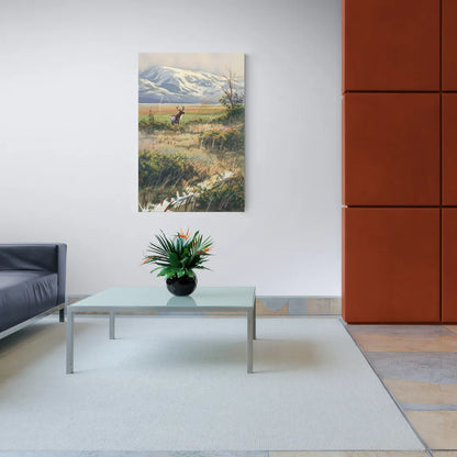 Frozen Tundra - Canvas Wall Art Living Room