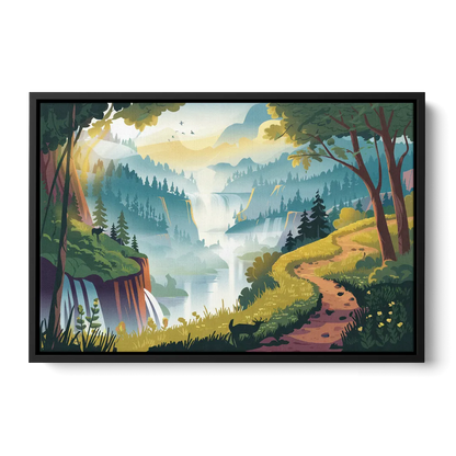 Henderson Scenic Trails - Black Frame Canvas