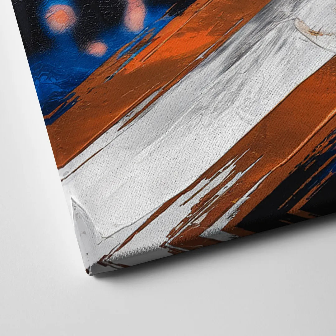 Oklahoma City Thunder Basketball Canvas Close Up