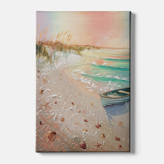 Virginia Beach Nautical Charm - Canvas Wall Art