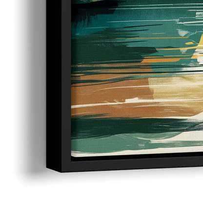 Austin Barton Springs Serenity - Close-Up Black Frame Canvas