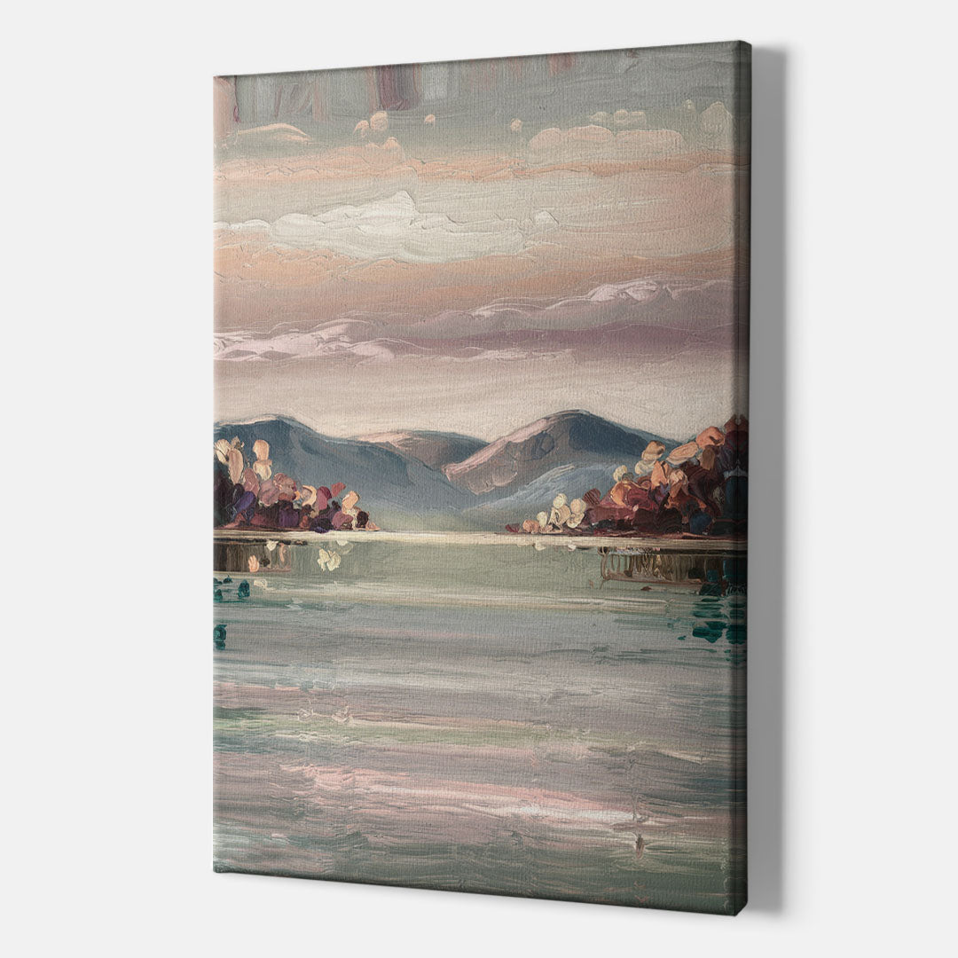Burlington Lake Champlain Serenity - Canvas Wall Art Indoor