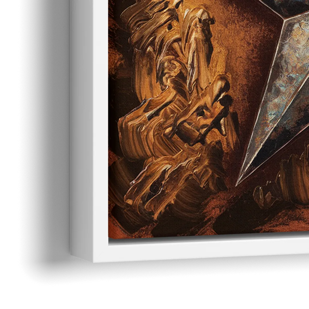 Austin Texas Stars - Close-Up White Frame Canvas