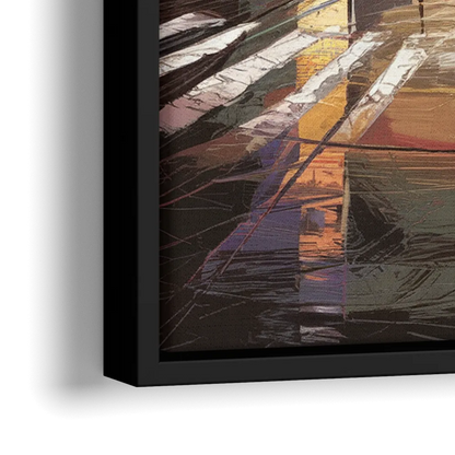 Springfield Urban Vibes - Close-Up Black Frame Canvas
