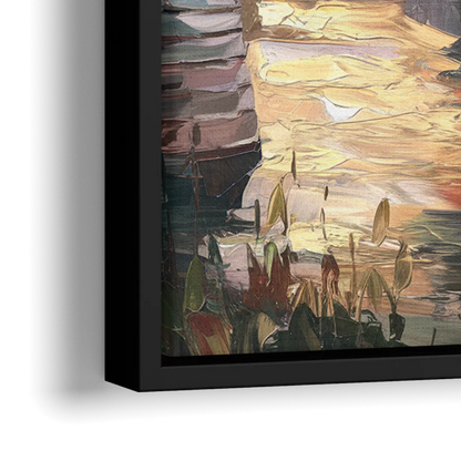 Spokane Historic Landmarks - Close-Up Black Frame Canvas