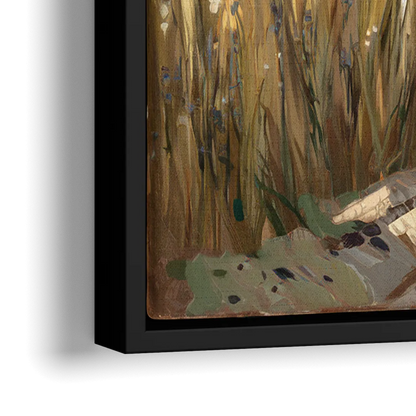 Burlington Rustic Charm - Close-Up Black Frame Canvas