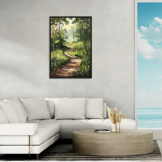 Greensboro Nature Trails - Living Room Black Frame Canvas