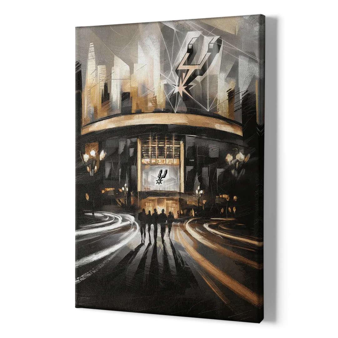 San Antonio Spurs Legacy - Canvas Print Art Sides