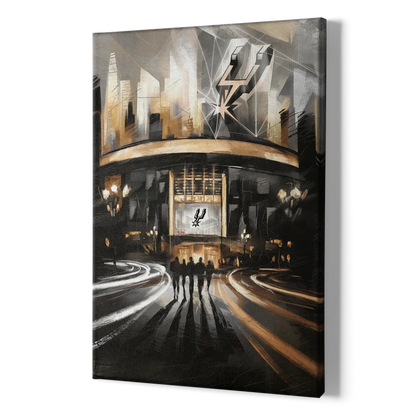 San Antonio Spurs Legacy - Canvas Print Art Sides