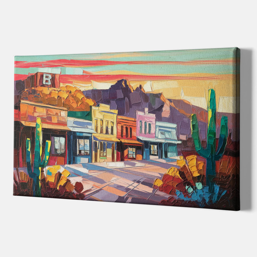 Bisbee Arizona Charm - Canvas Wall Art Indoor