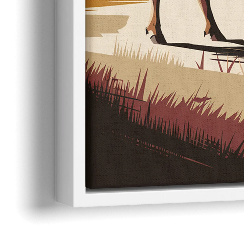 Buffalo Industrial Heritage - Close-Up White Frame Canvas