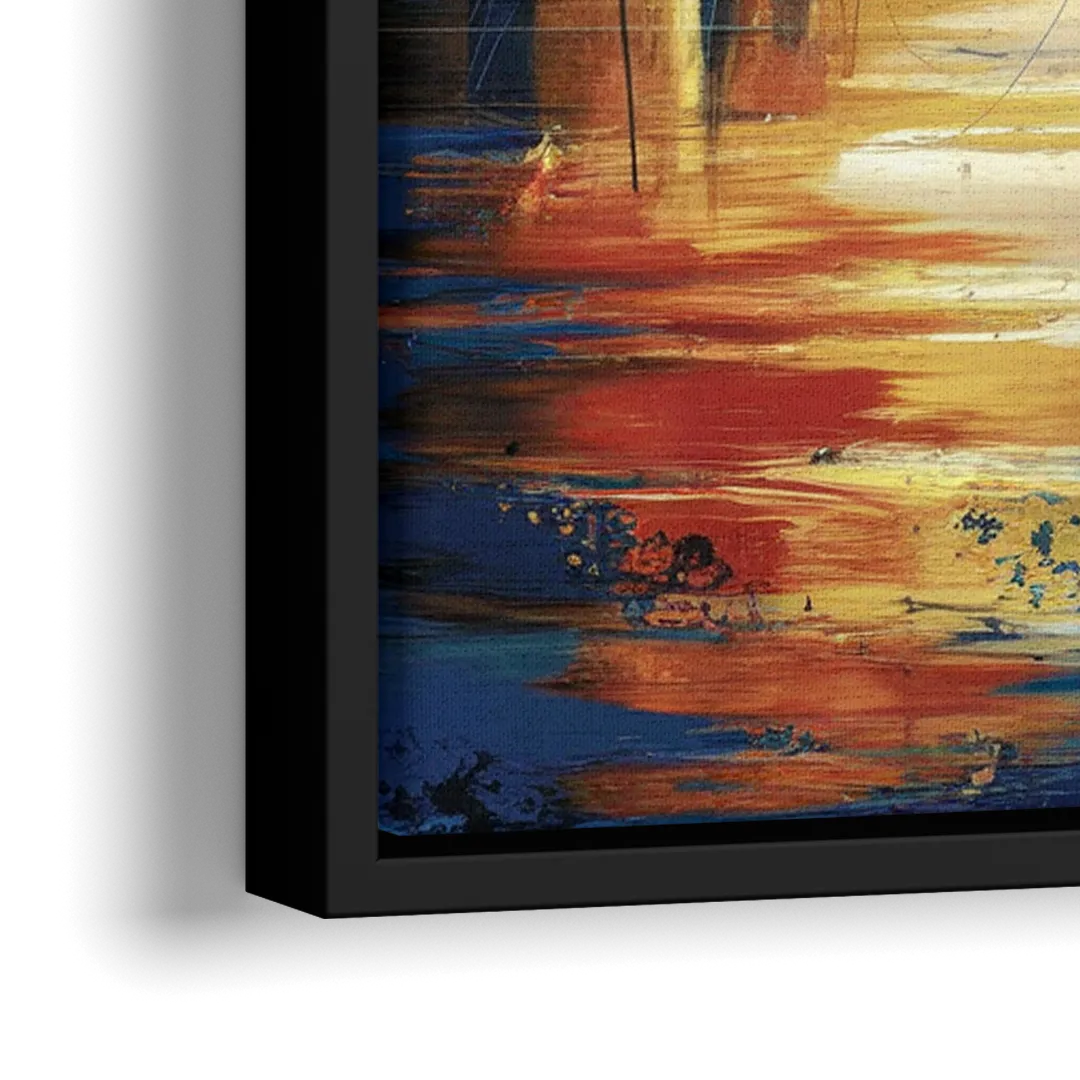 Dallas Unique Perspectives - Close-Up Black Frame Canvas
