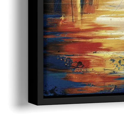 Dallas Unique Perspectives - Close-Up Black Frame Canvas