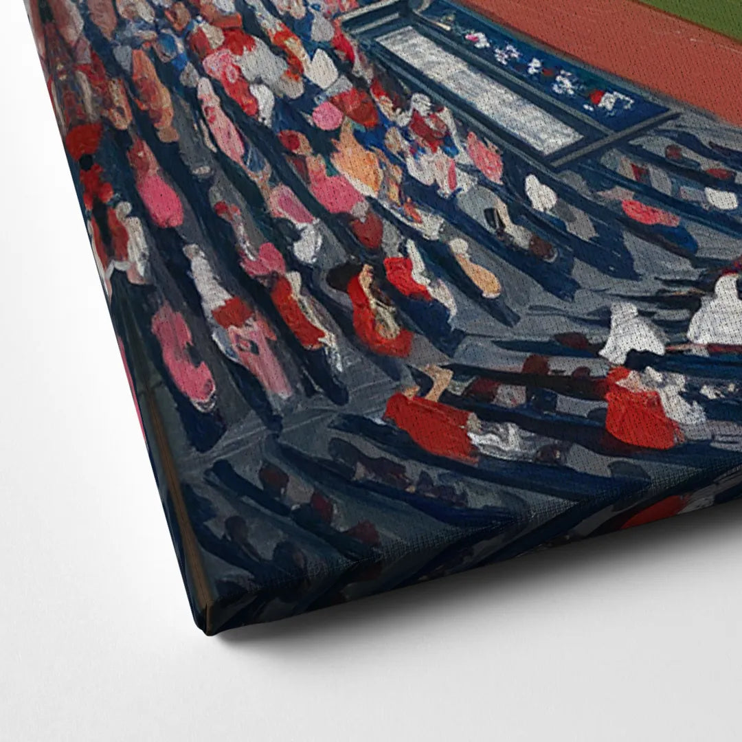 Washington Nationals Baseball Canvas Close Up