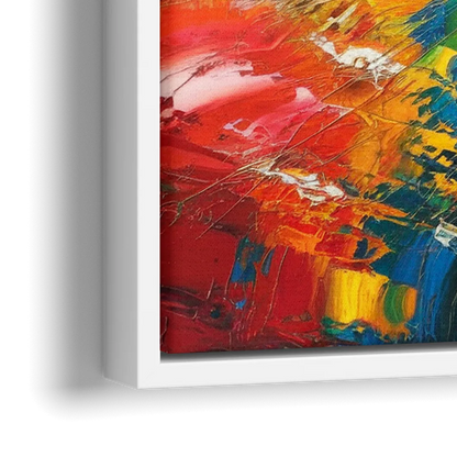 Seattle Waterfront Boats - Close-Up White Frame Canvas