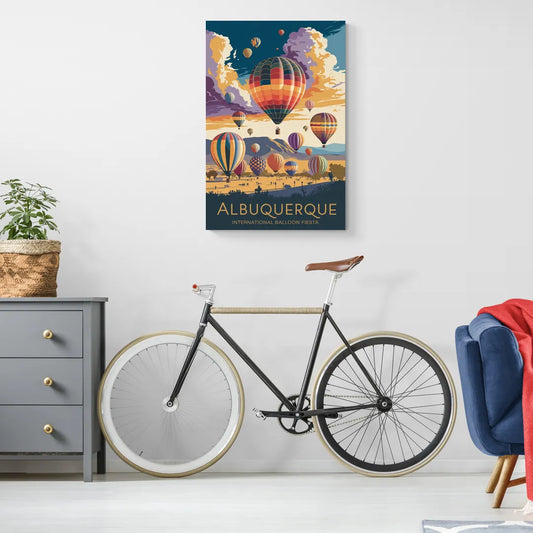 Albuquerque Balloon Fiesta - Canvas Wall Art Living Room