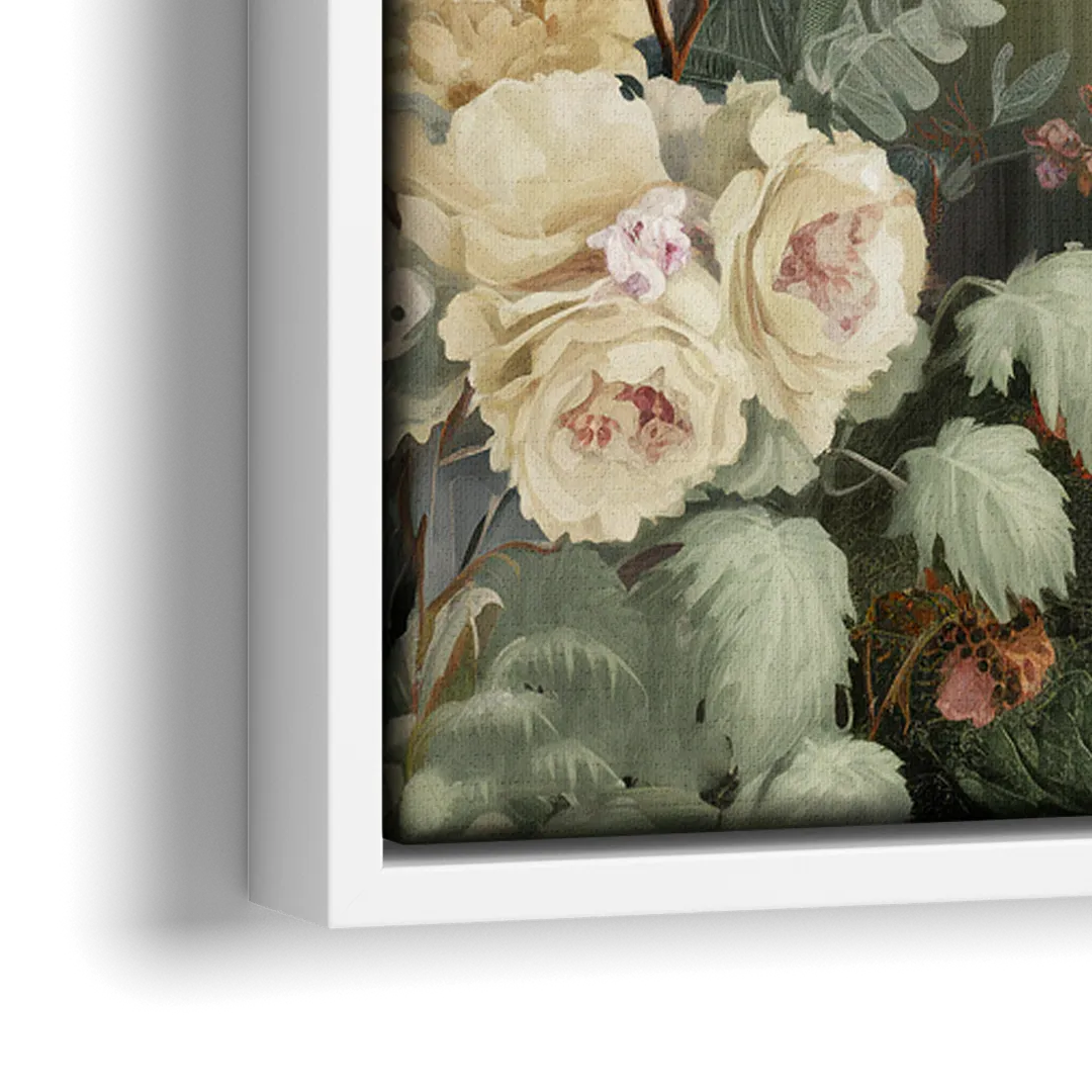 Birmingham Botanical Gardens - Close-Up White Frame Canvas