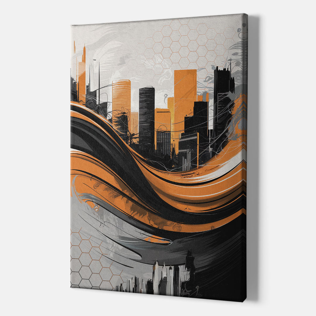 Houston Dynamo Colors - Canvas Wall Art Indoor