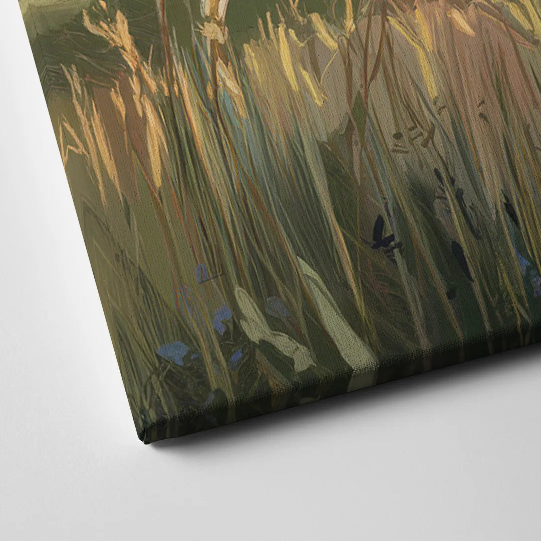Jackson Hole Grand Teton Backdrop Canvas Close Up