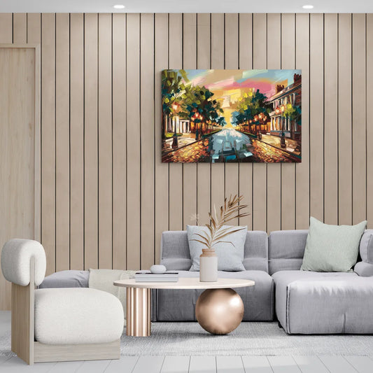 Richmond Monument Avenue - Canvas Wall Art Living Room