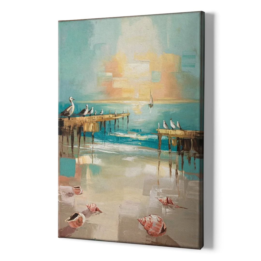 Naples Florida Coastal Vibes - Canvas Print Art Sides