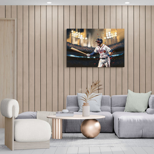 Atlanta Braves World Series Celebration - Canvas Wall Art Living Room