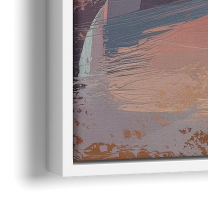 Cape May Beach Sunrise - Close-Up White Frame Canvas