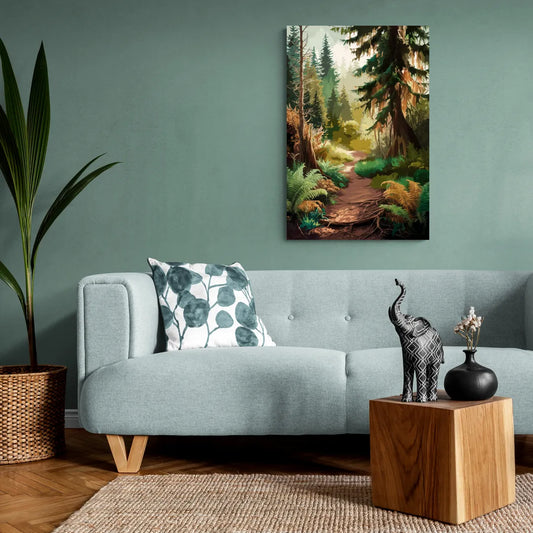 Portland Oregon Forests - Canvas Wall Art Living Room