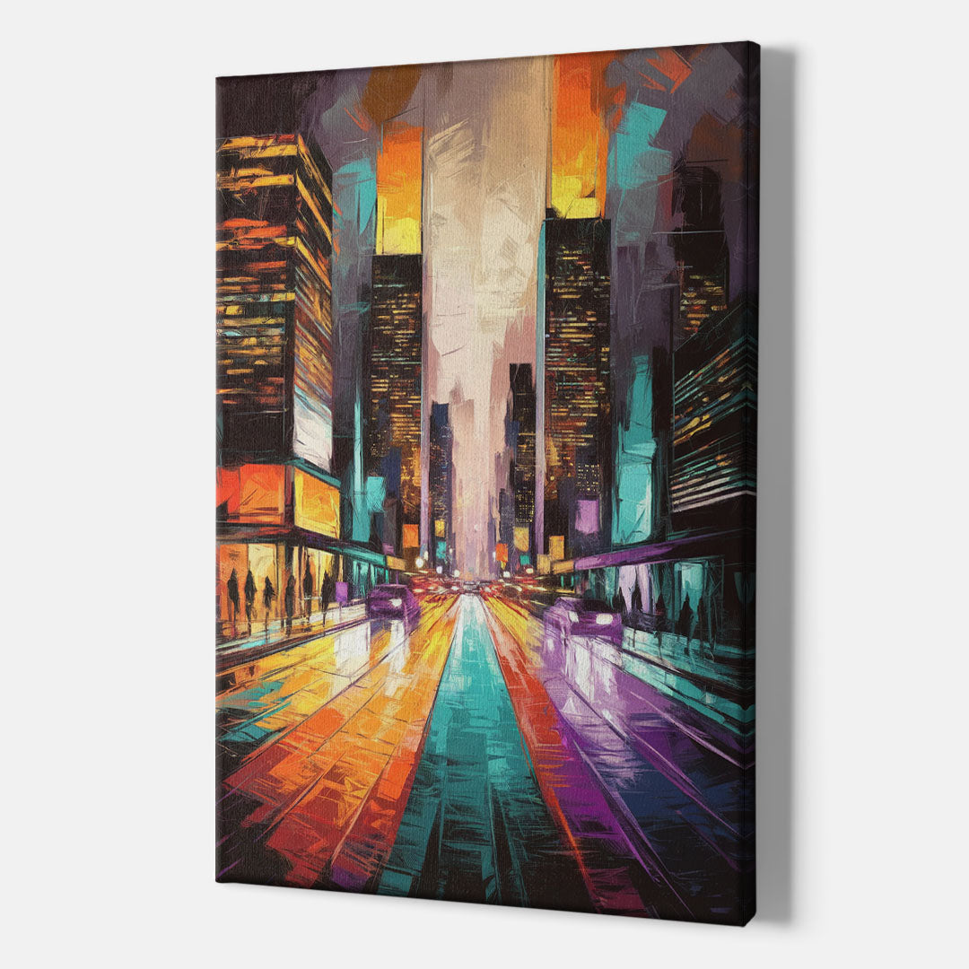 Joseph City Lights - Canvas Wall Art Indoor