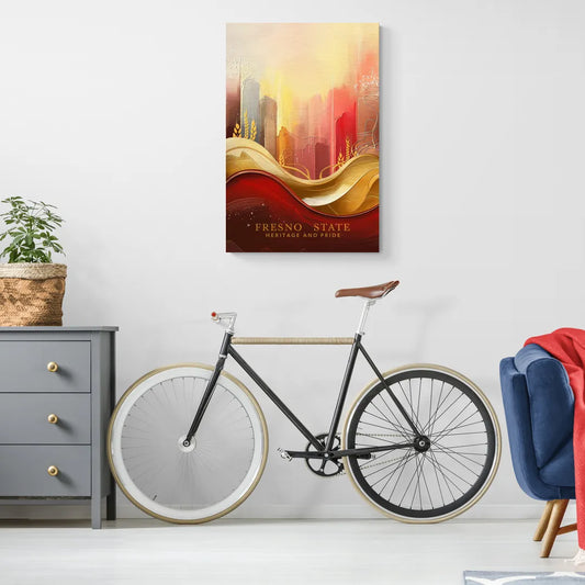 Fresno State Heritage and Pride - Canvas Wall Art Living Room