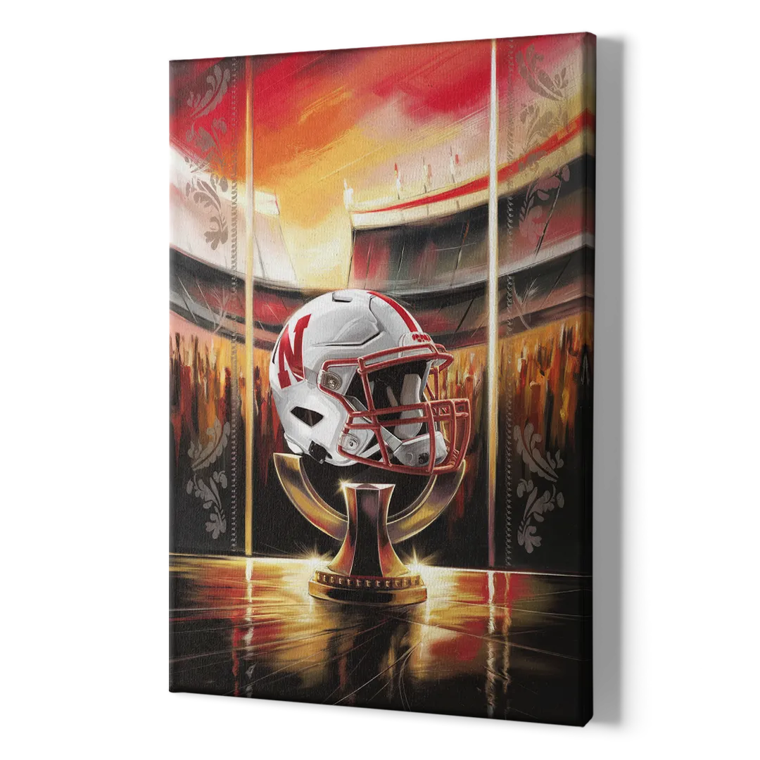Omaha Cornhusker Spirit - Canvas Print Art Sides