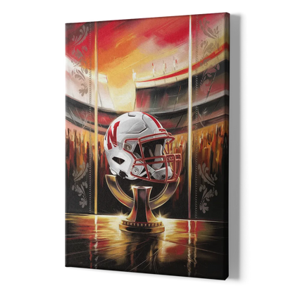 Omaha Cornhusker Spirit - Canvas Print Art Sides