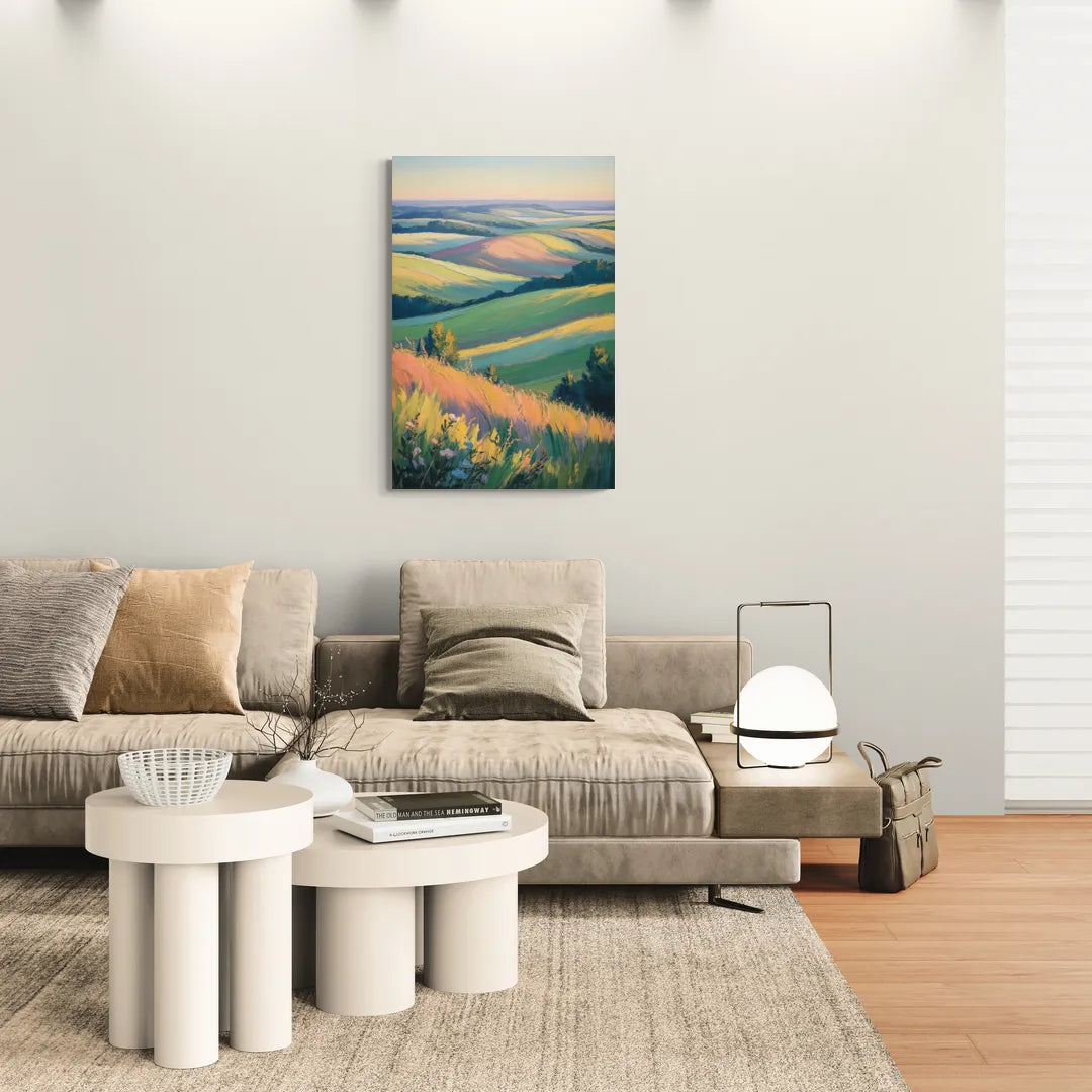 Rolling Hills of PEI - Canvas Wall Art Living Room